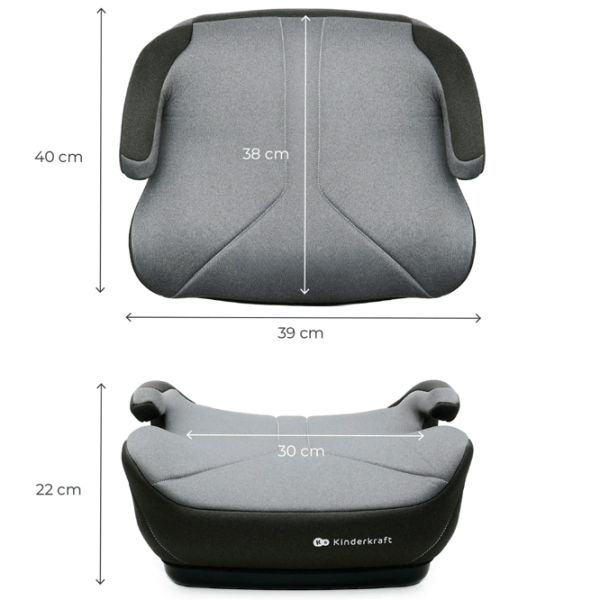 Scaun auto KinderKraft I-Boost 2   - 12 ani / 36 kg / Light Grey photo 2