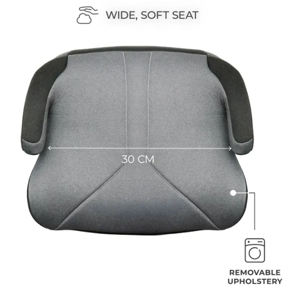 Scaun auto KinderKraft I-Boost 2   - 12 ani / 36 kg / Light Grey photo 3