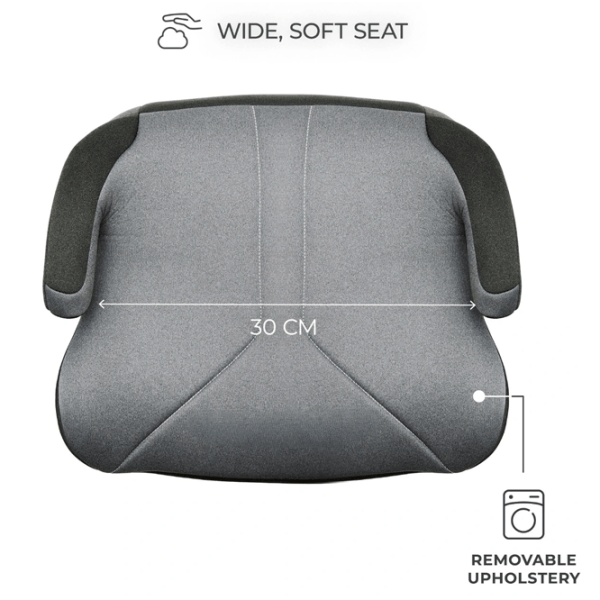 Scaun auto KinderKraft I-Boost 2   - 12 ani / 36 kg / Light Grey photo 3
