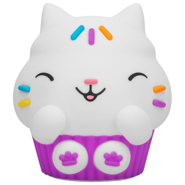 Светодиодная лампа Paladone Gabbys Dollhouse Cakey Cat SquishyGlo Белый photo 1
