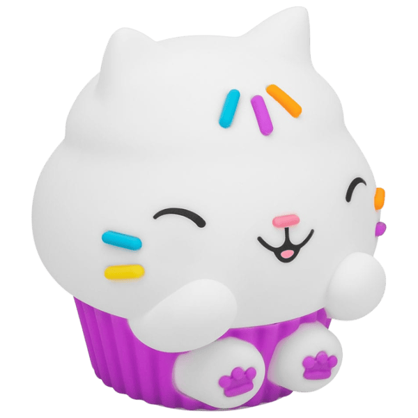 Светодиодная лампа Paladone Gabbys Dollhouse Cakey Cat SquishyGlo Белый photo 2
