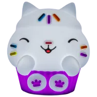 Lampă LED Paladone Gabbys Dollhouse Cakey Cat SquishyGlo White photo 3