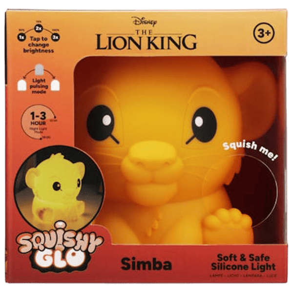 Светодиодная лампа Paladone Disney Simba SquishyGlo Оранжевый photo 5