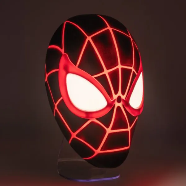 Светодиодная лампа Paladone Marvel Spiderman Miles Morales Mask Черный photo 4