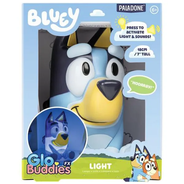 Lampă LED Paladone Bluey GloBuddies Light with Sound Blue photo 3