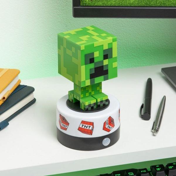 Lampă LED Paladone Minecraft Creeper Room Guard Green photo 4