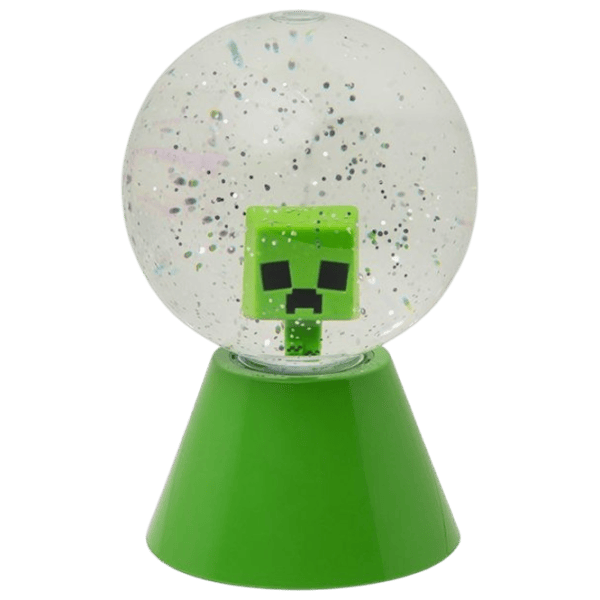 Lampă de masă Paladone Minecraft LED Glitter Ball White photo 1