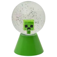 Lampă de masă Paladone Minecraft LED Glitter Ball White