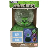 Lampă de masă Paladone Minecraft LED Glitter Ball White photo 2