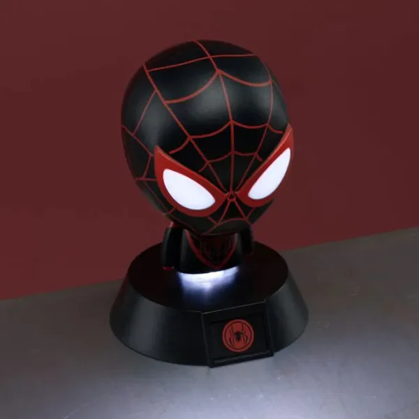 Lampă LED Paladone Marvel Spiderman Miles Morales Black photo 3