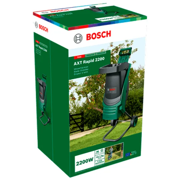 Разделочная доска для веток и садового мусора Bosch AXT RAPID 2200  / 2200 Вт photo 2