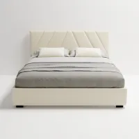 Кровать My-Style my-Kima Deco 200 x 200 см / Фанера / Светло-Бежевый photo 2