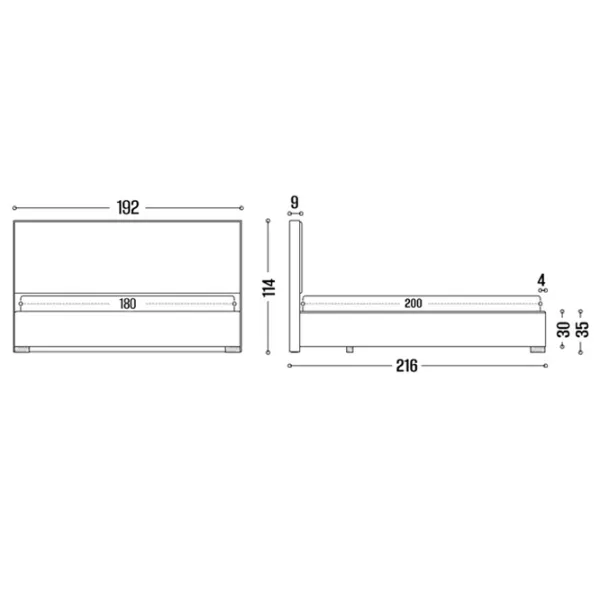 Pat My-Style my-Kima Deco 180 x 200 cm / Placaj / Light Gray photo 8