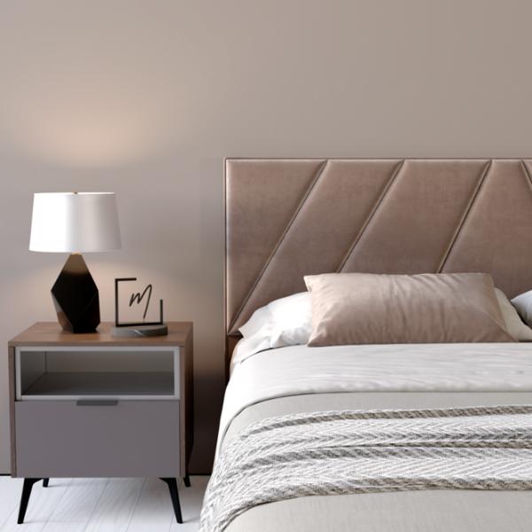 Кровать My-Style my-Kima Deco 200 x 200 см / Фанера / Коричневый photo 7