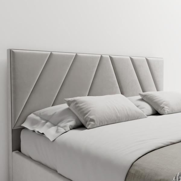 Кровать My-Style my-Kima Deco 200 x 200 см / Фанера / Серебряный photo 3