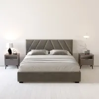 Кровать My-Style my-Kima Deco 200 x 200 см / Фанера / Тёмно-серый photo 6