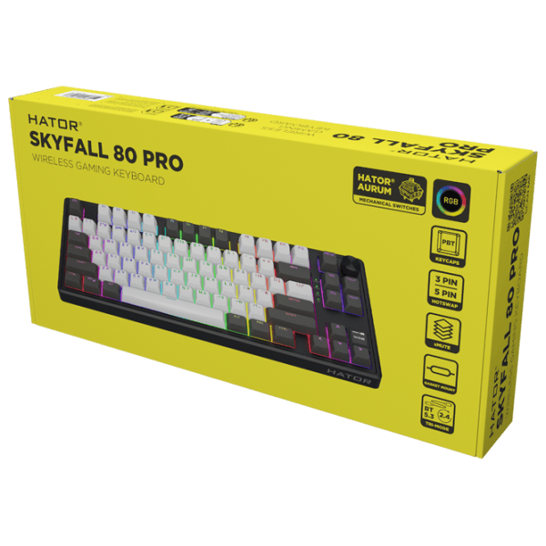 Клавиатура Hator Skyfall 80 PRO Беспроводные / Черный photo 5