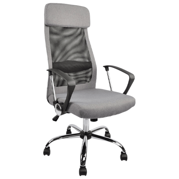 Fotoliu de birou DecoPrim F-65 Pânză/ Gray  photo 1