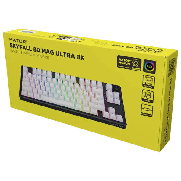 Tastatură Hator Skyfall 80 MAG ULTRA 8K Fără fir / Black photo 6