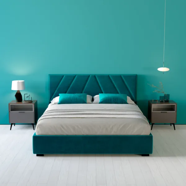 Кровать My-Style my-Kima Deco 200 x 200 см / Фанера / Бирюзовый photo 6