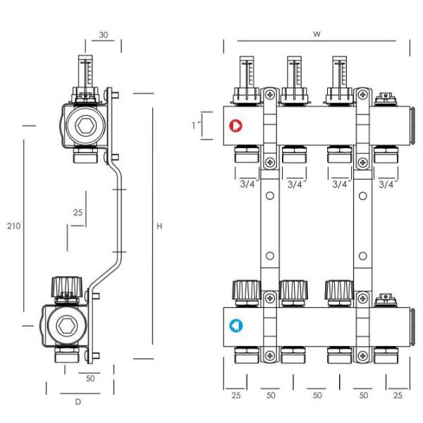 Коллектор в сборе Gorgiel RI PT TZS-13  photo 2