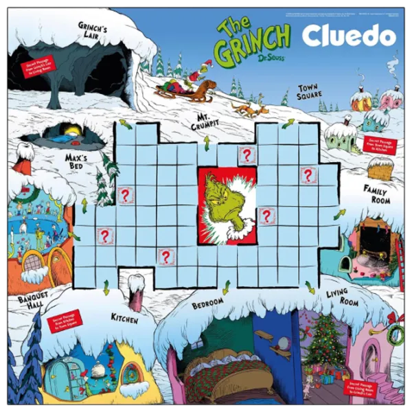 Joc de masă Winning Moves Cluedo The Grinch 8+/ Strategie photo 3