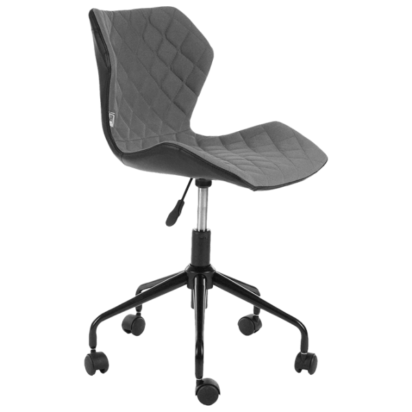 Fotoliu de birou DecoPrim BX-3030 Piele artificială/ Black Gray photo 1