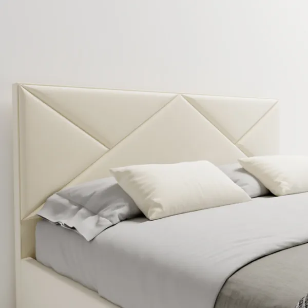 Кровать My-Style my-Fina Deco 200 x 200 см / Фанера / Светло-Бежевый photo 3