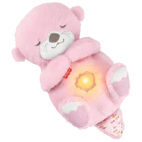 Jucărie moale Fisher Price OTTER JLJ33 0+ / Pink photo 2