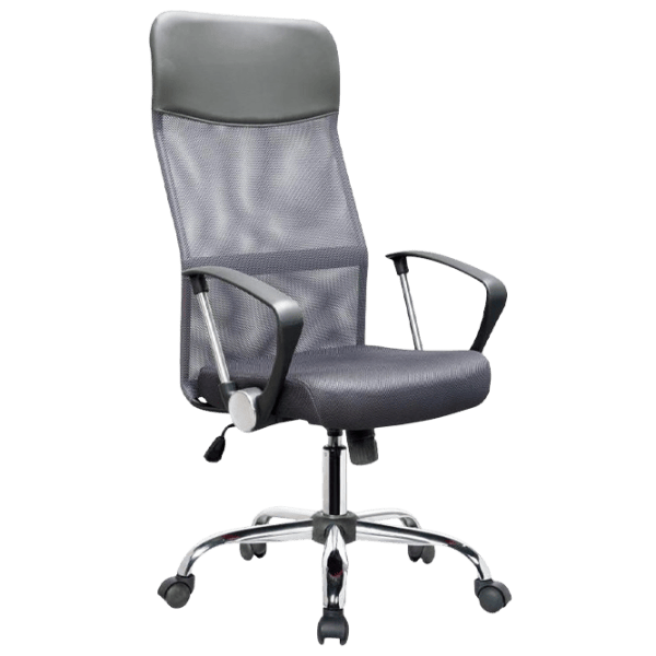 Fotoliu de birou DecoPrim F-63 Plasă acrilică/ Gray  photo 1