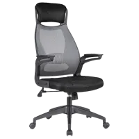 Fotoliu de birou Halmar Solaris Țesătură membranică/ Black Gray