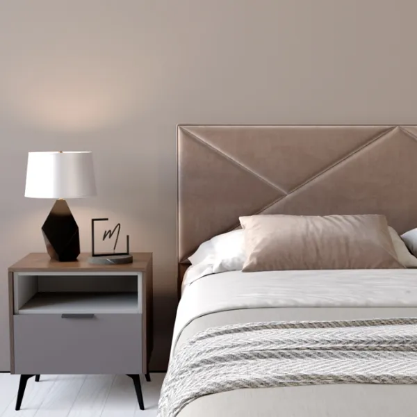 Кровать My-Style my-Fina Deco 200 x 200 см / Фанера / Коричневый photo 7