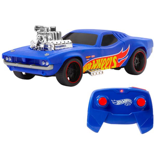 Mașină Hot Wheels Rodger Dodger HTP54  / 2.4 GHz / Black Blue photo 2