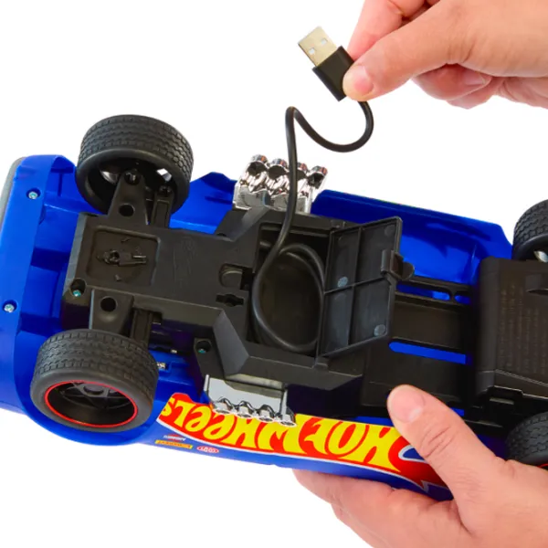 Mașină Hot Wheels Rodger Dodger HTP54  / 2.4 GHz / Black Blue photo 6
