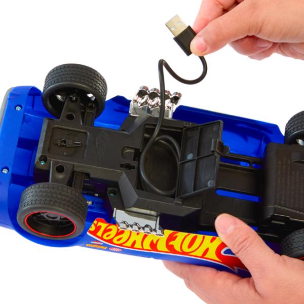 Mașină Hot Wheels Rodger Dodger HTP54  / 2.4 GHz / Black Blue photo 6