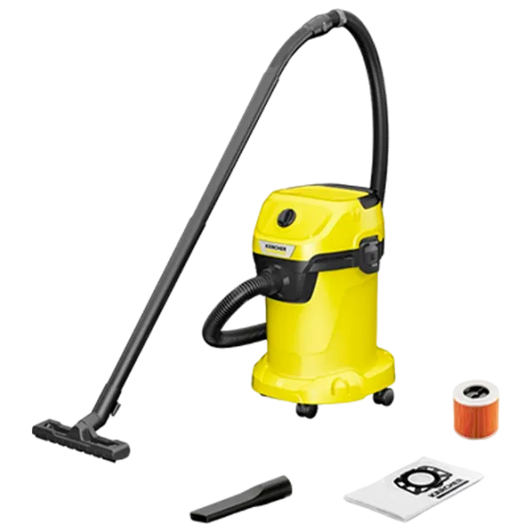 Aspirator industrial KARCHER WD3 V-19/6/20 1.628-123.0 1000 W / Yellow photo 1