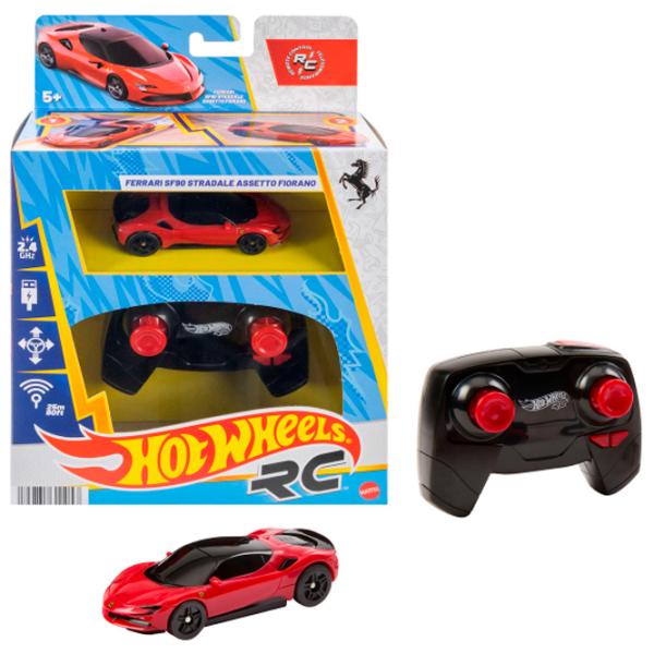 Mașină Hot Wheels Ferrari SF90 JGD09  / / Black Red photo 8