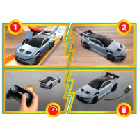 Mașină Hot Wheels Ford Mustang GTD JBH04 / / Black Blue photo 6