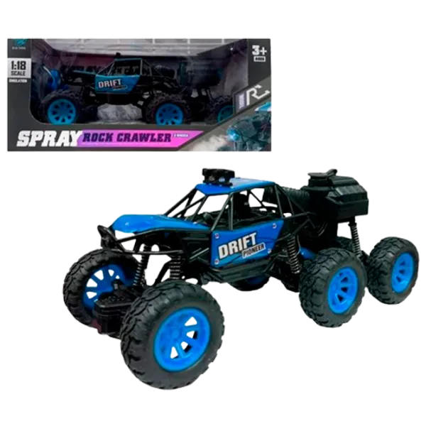 Машинка ZI DI TOYS Off-Road 6x6 Spray Rock 299A  / / Черный Синий photo 1