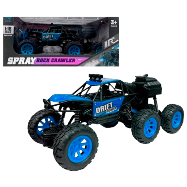 Машинка ZI DI TOYS Off-Road 6x6 Spray Rock 299A  / / Черный Синий photo 1