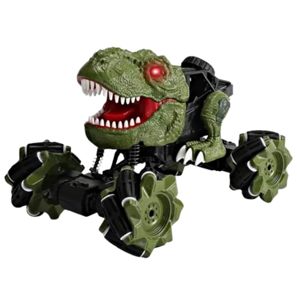 Mașină QIANKUN Dinosaur Car Smart Spray 11819  / / Black Green photo 1