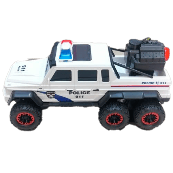 Mașină ZI DI TOYS Police 911 500-3  / / Black White photo 1