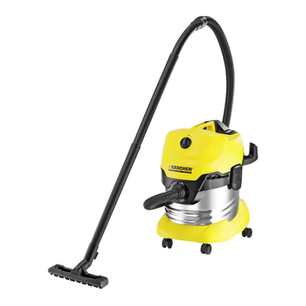 Промышленный пылесос KARCHER WD 4 Premium Inox 1000 Вт / Желтый photo 1