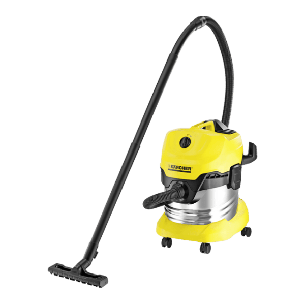 Промышленный пылесос KARCHER WD 4 Premium Inox 1000 Вт / Желтый photo 1