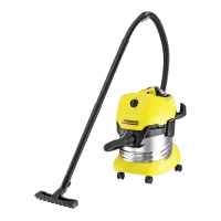 Промышленный пылесос KARCHER WD 4 Premium Inox 1000 Вт / Желтый