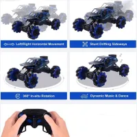 Mașină Lead Honor Alloy Climbing Side Row Twisting LH-C015A 20 km/h / 2.4 GHz / Blue photo 5
