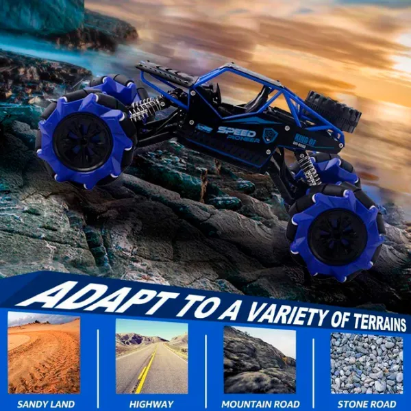Машинка Lead Honor Alloy Climbing Side Row Twisting LH-C015A 20 км/ч / 2.4 ГГц / Синий photo 6