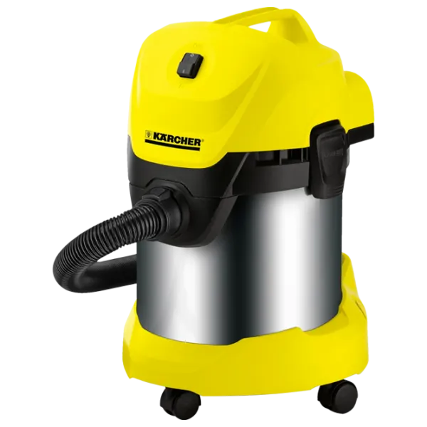 Промышленный пылесос KARCHER WD 3 Premium 1000 Вт / Желтый photo 1