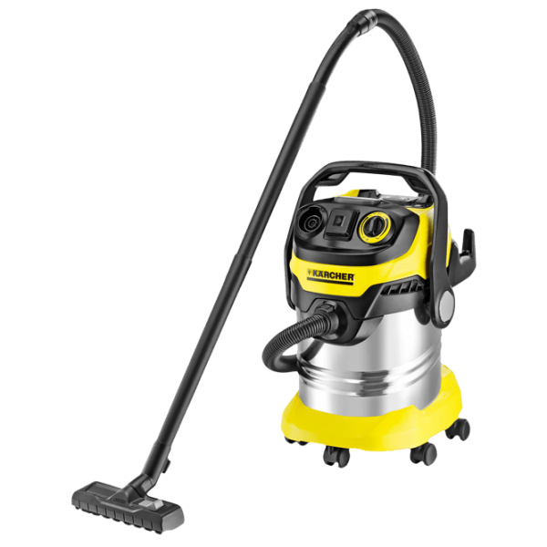 Промышленный пылесос KARCHER WD 5 P Premium Inox 1100 Вт / Нержавеющая сталь photo 1