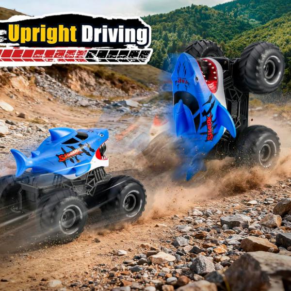 Mașină Lead Honor Amphibious Racing Shark LH-C084  / 2.4 GHz / Red Blue photo 4